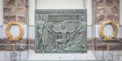 Gedenkplaat Luitenant-Kolonel Haus