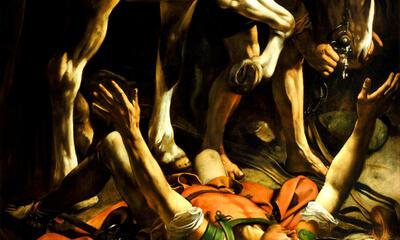 De bekering van de heilige Paulus door Caravaggio