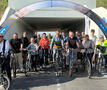 Opening fietstunnel