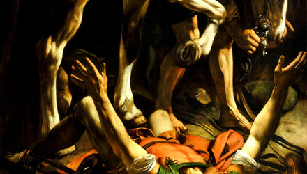 De bekering van de heilige Paulus door Caravaggio